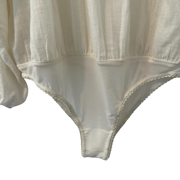 Free people cream bohemian body suit size medium new without tags - Picture 8 of 14